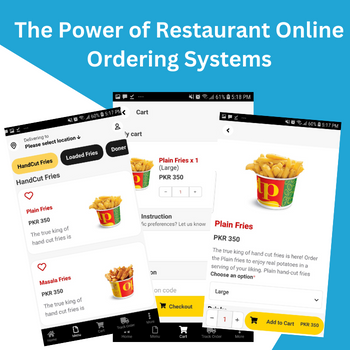 Restaurant online ordering systems