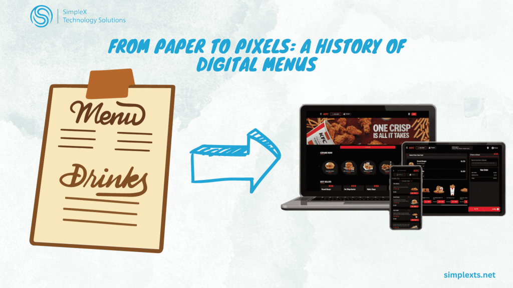 From Paper to Pixels: A History of Digital Menus