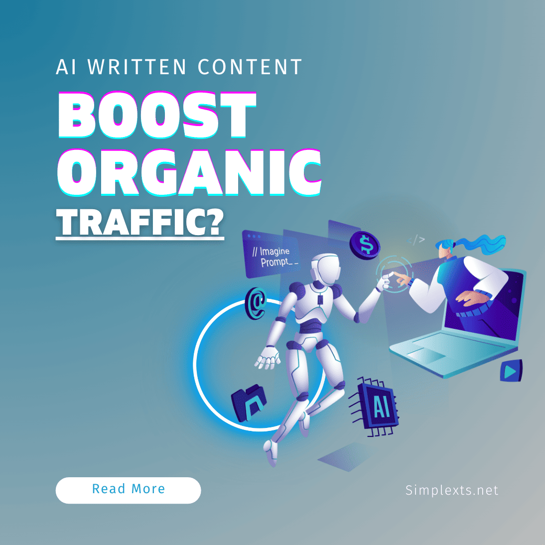 Can AI content increase organic traffic